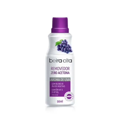 Removedor de Esmalte Zero Acetona Uva Beira Alta 90ml